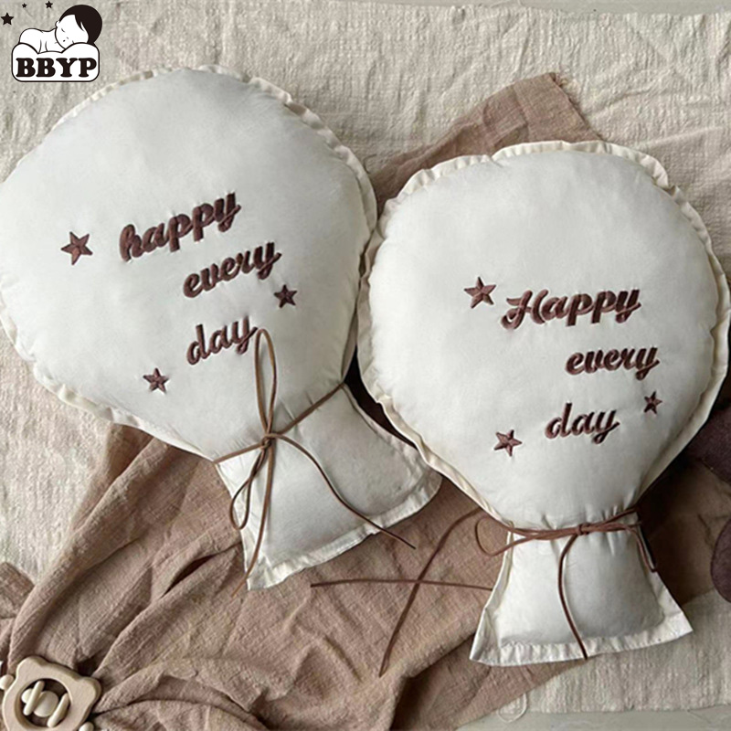 Baby Nursery Music - 2Pcs Baumwolle Stickerei Ballon Wand Hängen