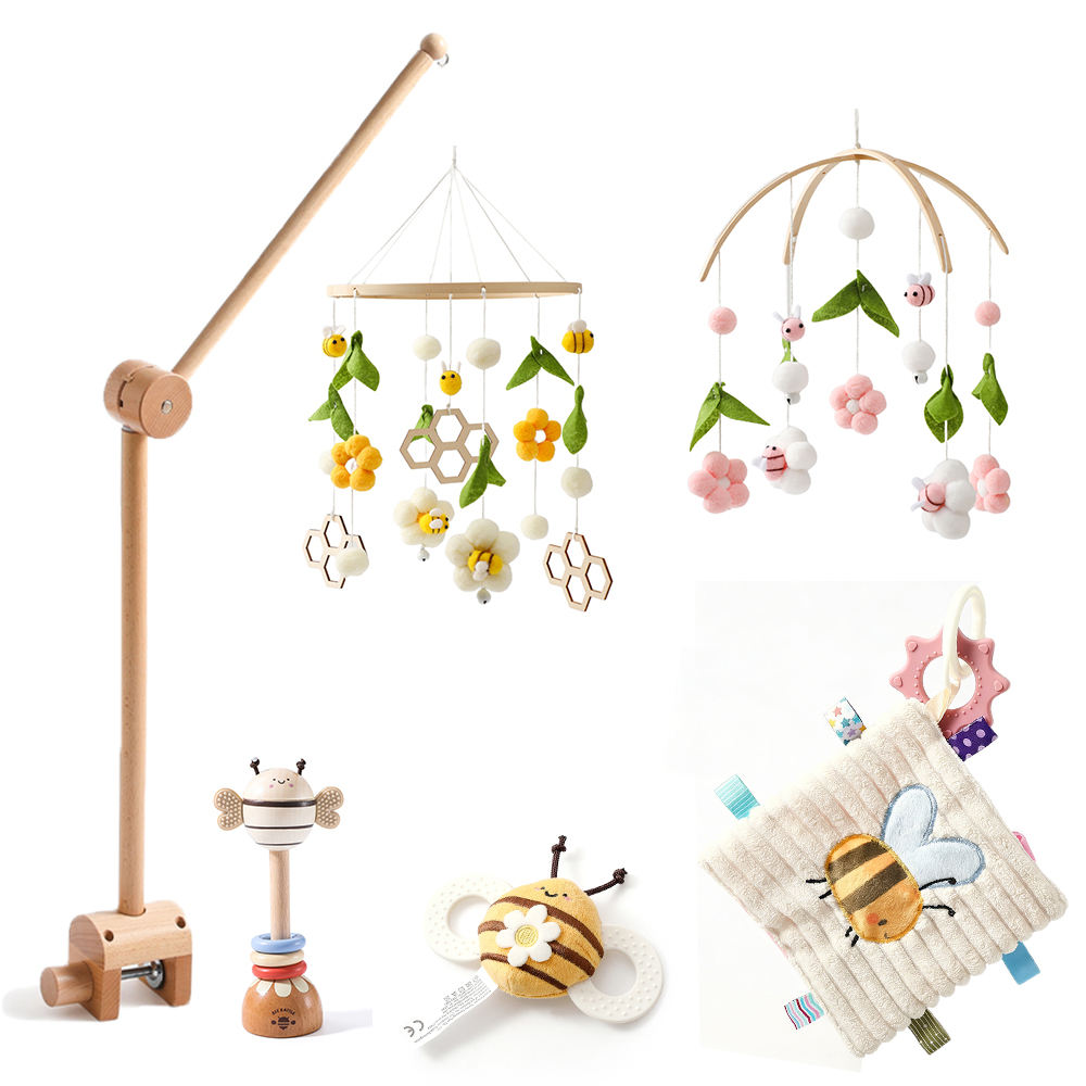 Baby Nursery Music - Baby-Mobile mit Rasseln für 0-12 Monate