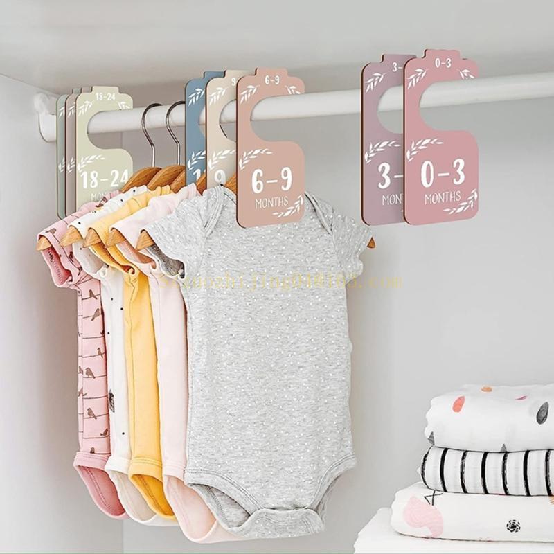Baby Nursery Set - 8er-Set Baby-Schrank-Trennwände aus Holz für Kinderzimmer,
