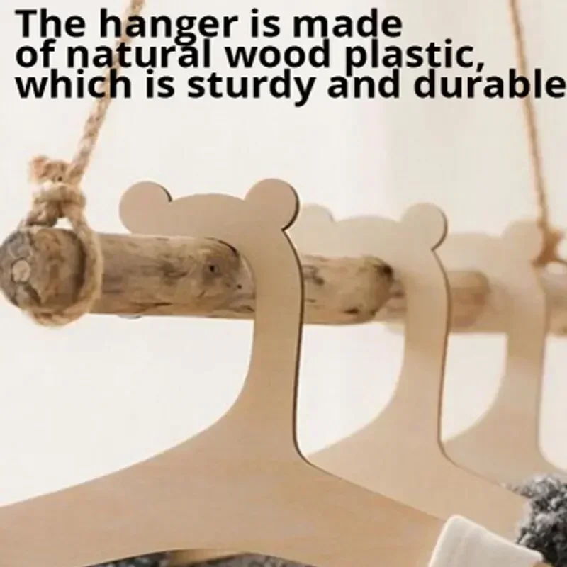 Baby Nursery Hangers - 6/12/18 Stück Kreative Baby-Kleiderbügel Holz-Kleiderbügel für