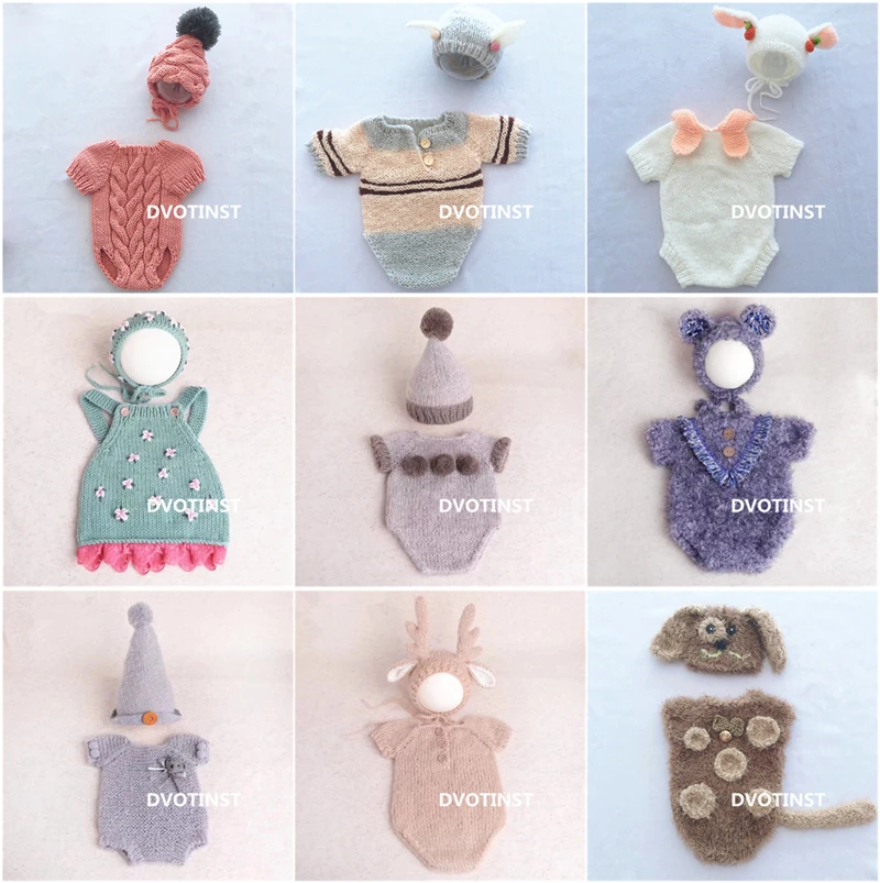 Baby Nursery Set - Neugeborenen Baby Fotografie Requisiten Häkeln Stricken