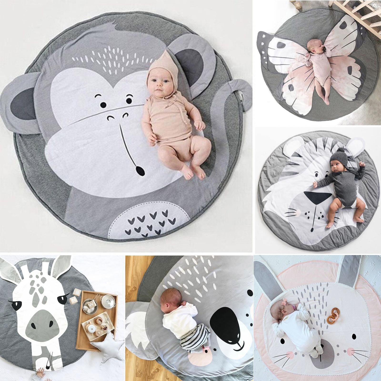 Baby Nursery Music - Tier-Babyteppich für Kinderzimmer Runder Babyteppich Lehrreich