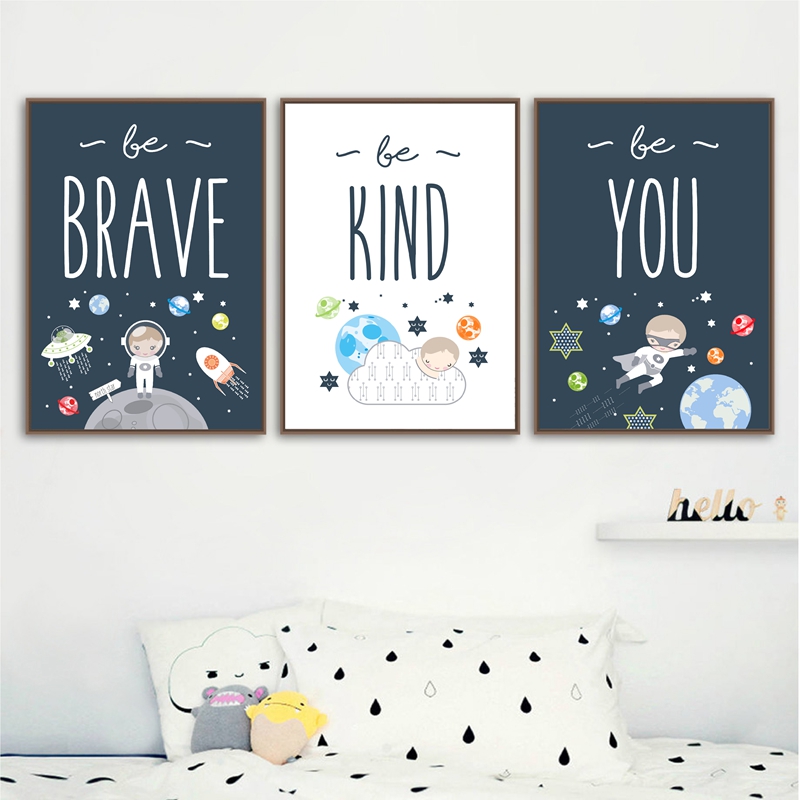 Baby Nursery Themes Boy - Raum Themen Kindergarten Wand Kunst Drucke