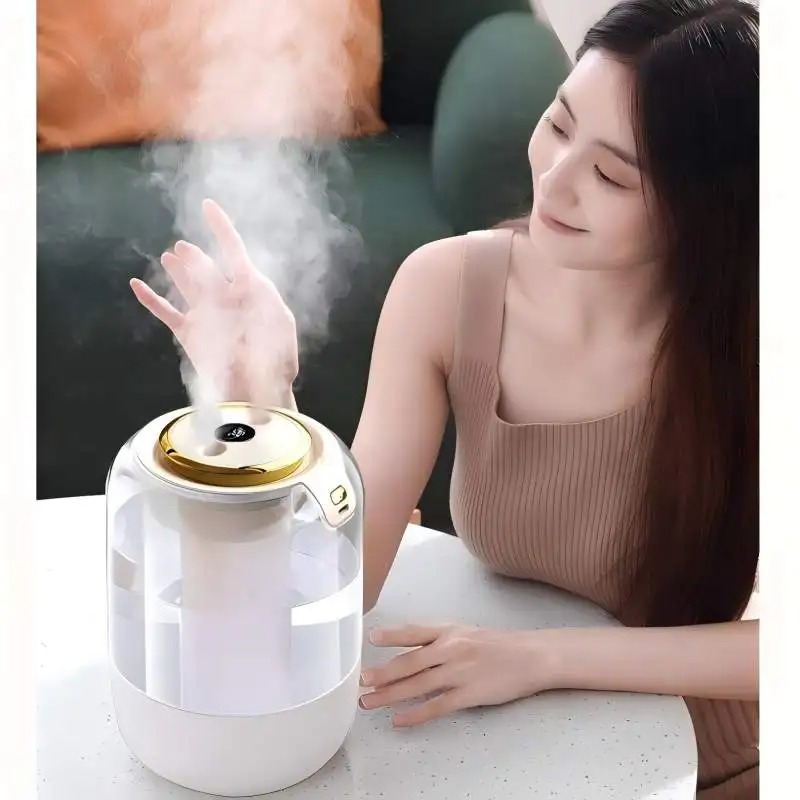 Humidifier Nursery Quiet - 2025 Neuer 5L Großer Ultraschall-Luftbefeuchter mit