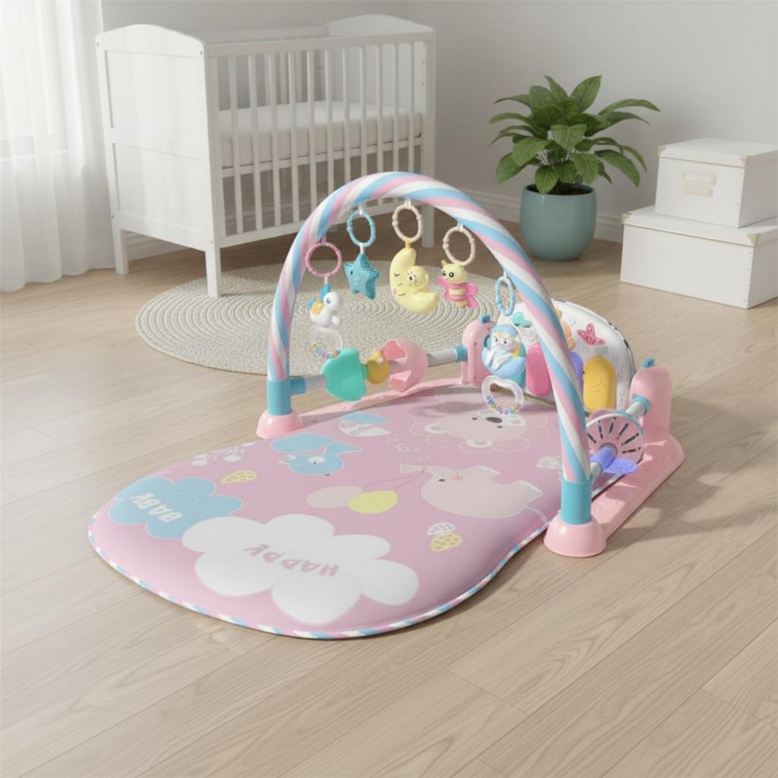 Baby-Laufstall mit Klavier-Mus – Baby Nursery Music Bewertung und Preis
