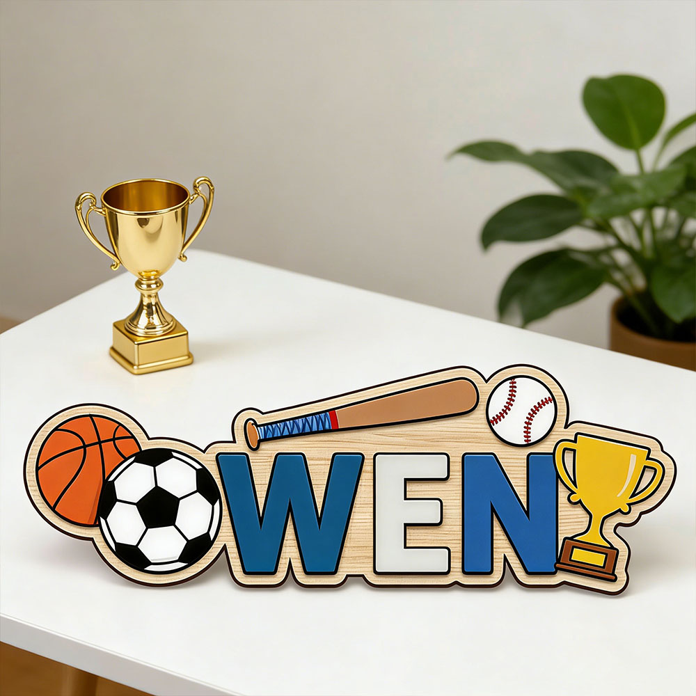 Sportball-Trophäe mit Individu – Baby Nursery Themes Boy Bewertung und Preis