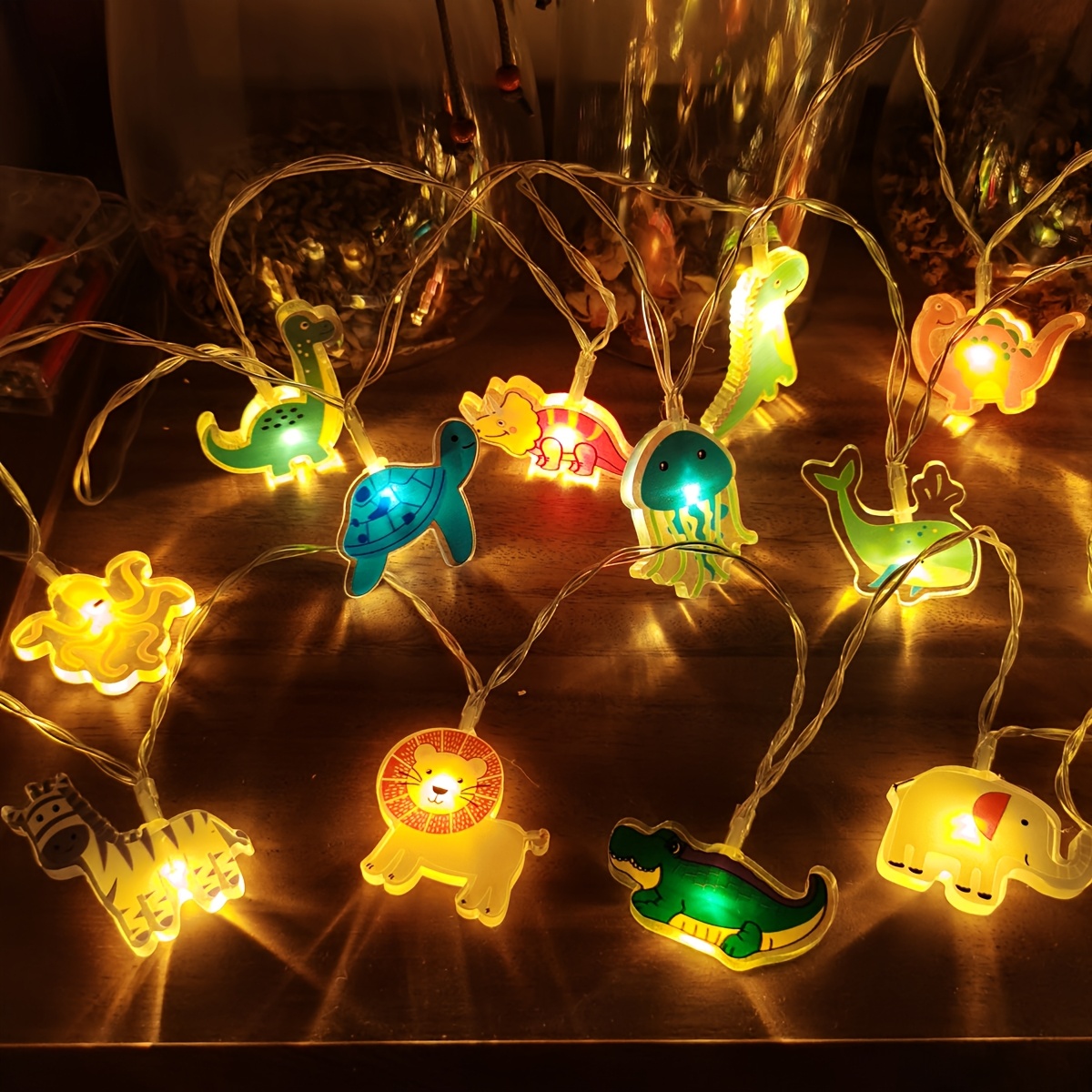 Cartoon Wilde Tiere LED Dekora – Baby Nursery Jungle Theme Bewertung und Preis