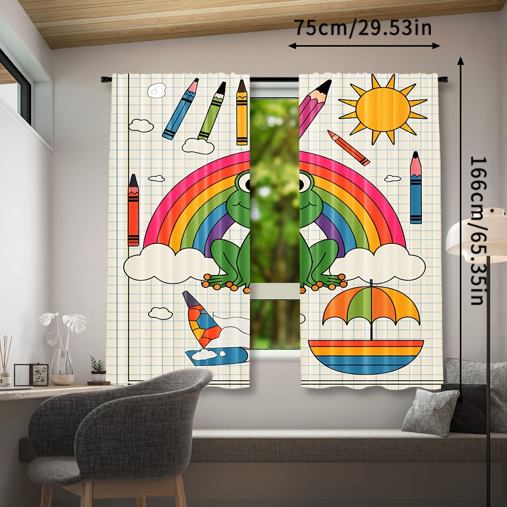 Niedlicher Regenbogen-Frosch-V – Baby Nursery Themes Boy Bewertung und Preis