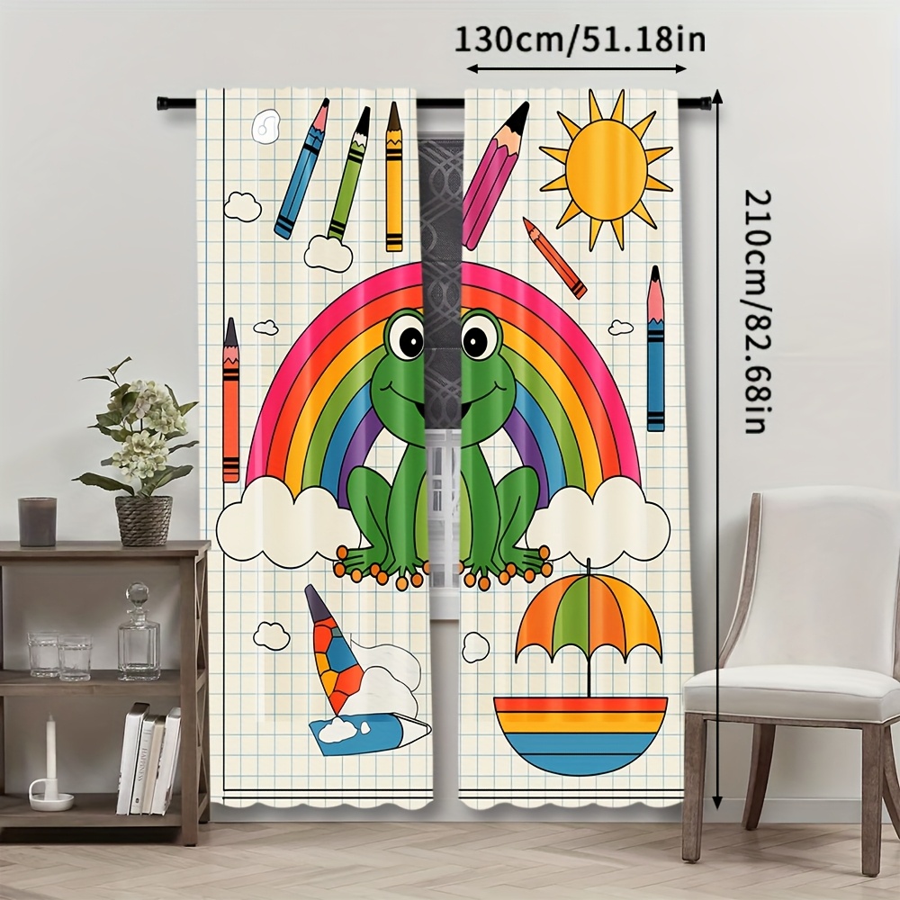 Niedlicher Regenbogen-Frosch-V – Baby Nursery Themes Boy Bewertung und Preis