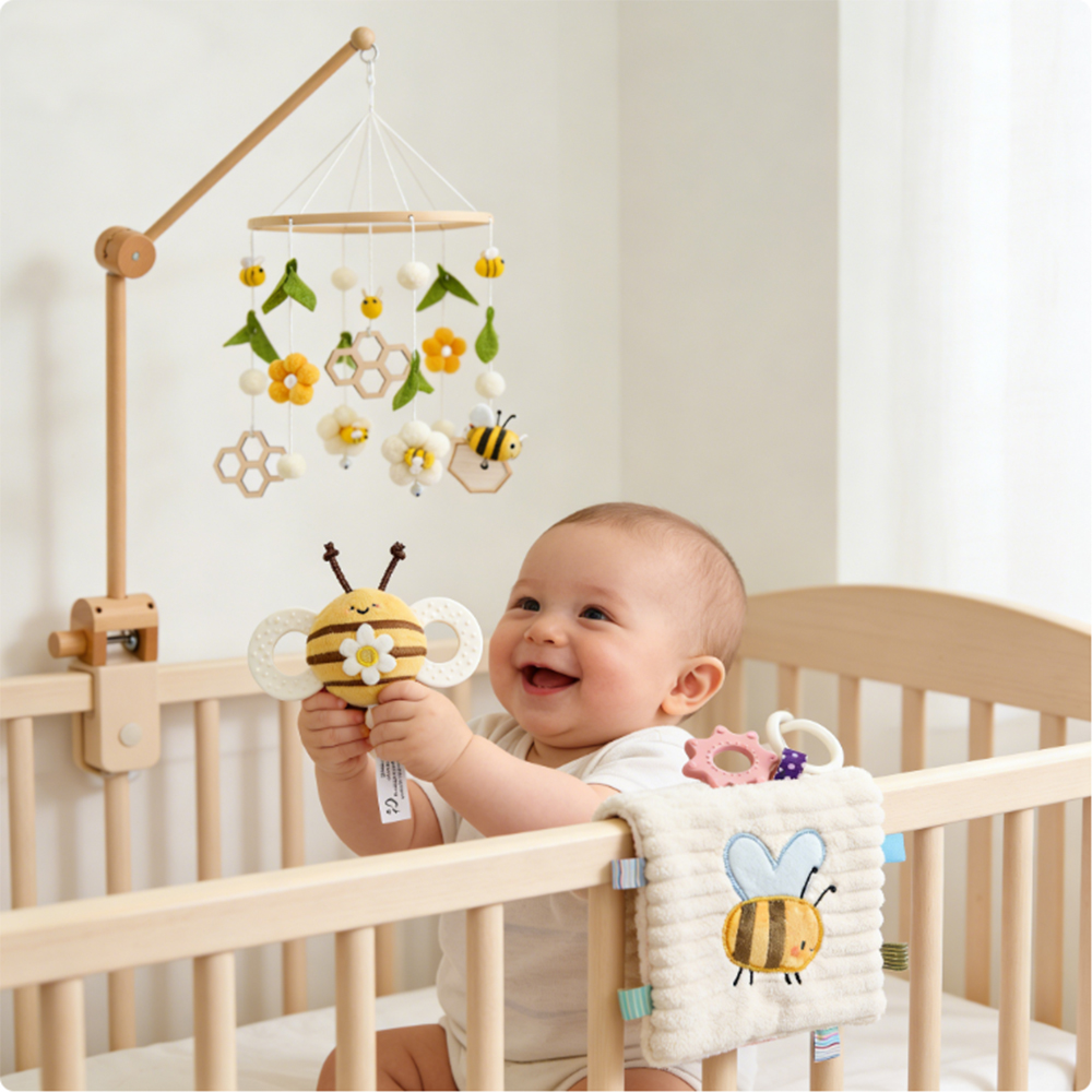 Baby-Mobile mit Rasseln für 0- – Baby Nursery Music Bewertung und Preis