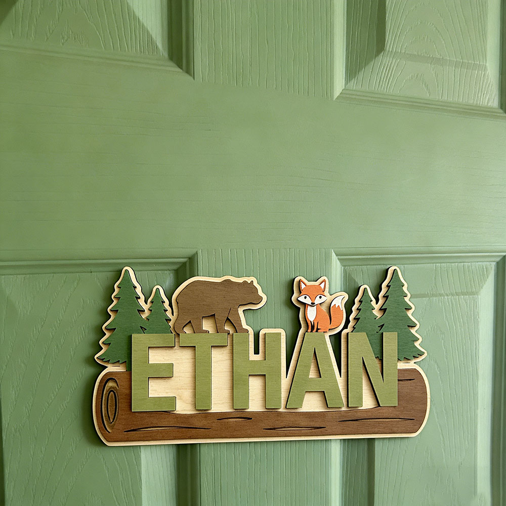 Personalisiertes Holzschild mi – Baby Nursery Usa Bewertung und Preis