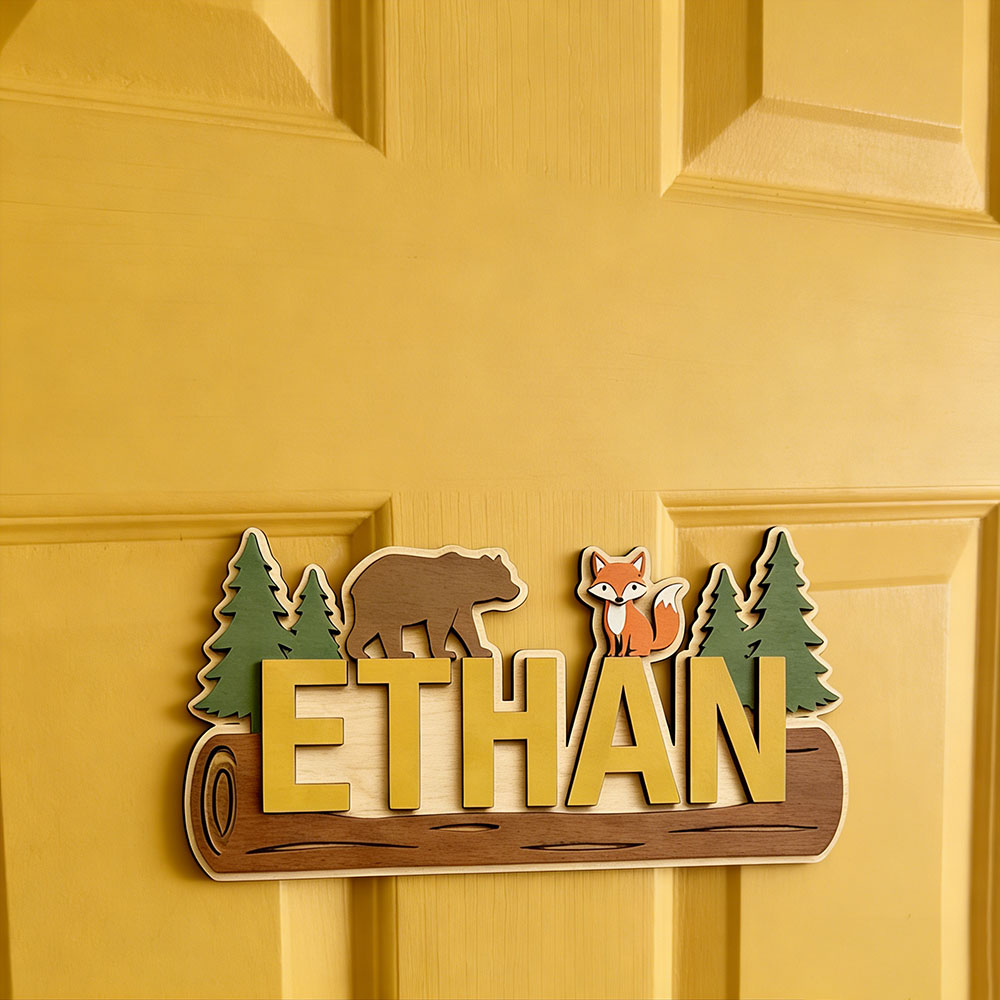 Personalisiertes Holzschild mi – Baby Nursery Usa Bewertung und Preis