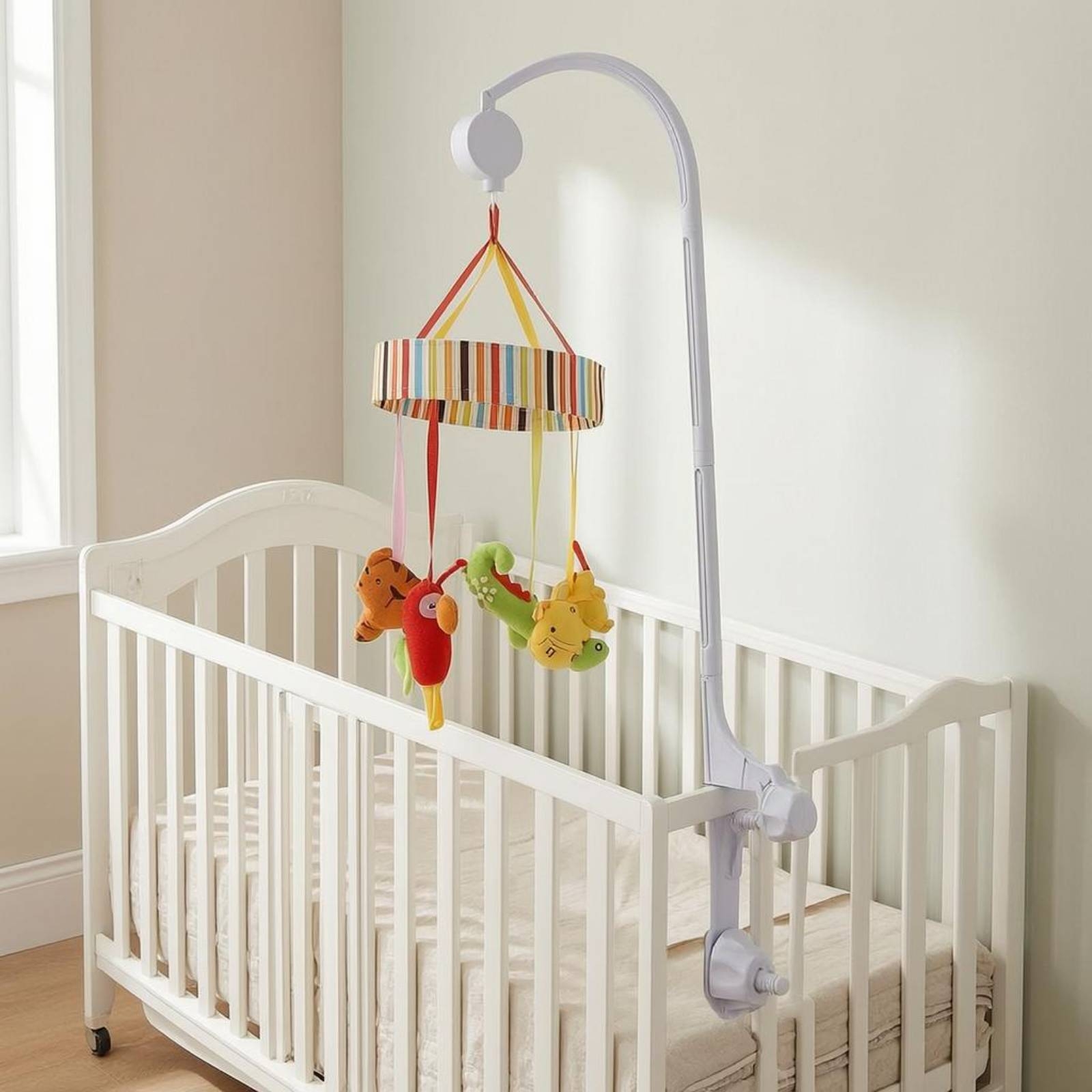 Baby-Mobile-Halterung Weiß – M – Baby Nursery Usa Bewertung und Preis