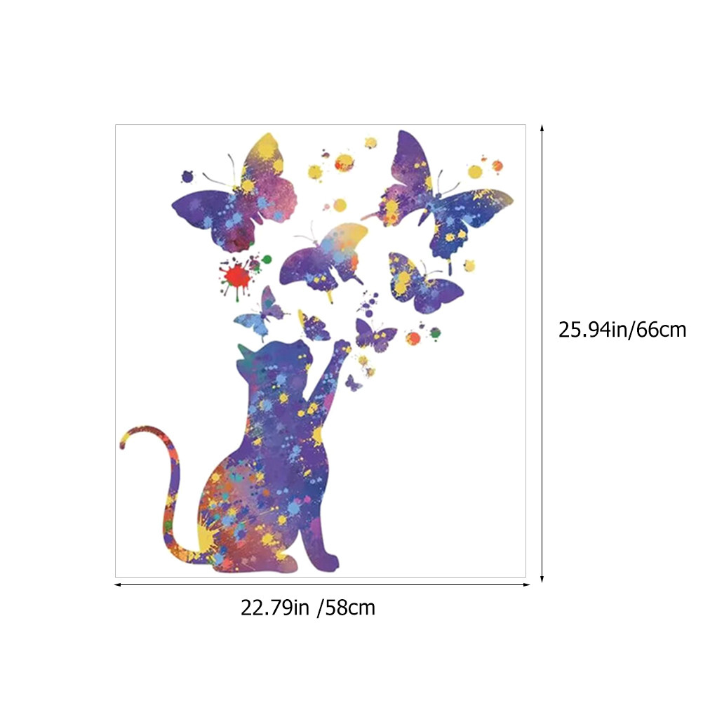 2 Blatt Katzen-Aufkleber für d – Wall Decal Nursery Bewertung und Preis