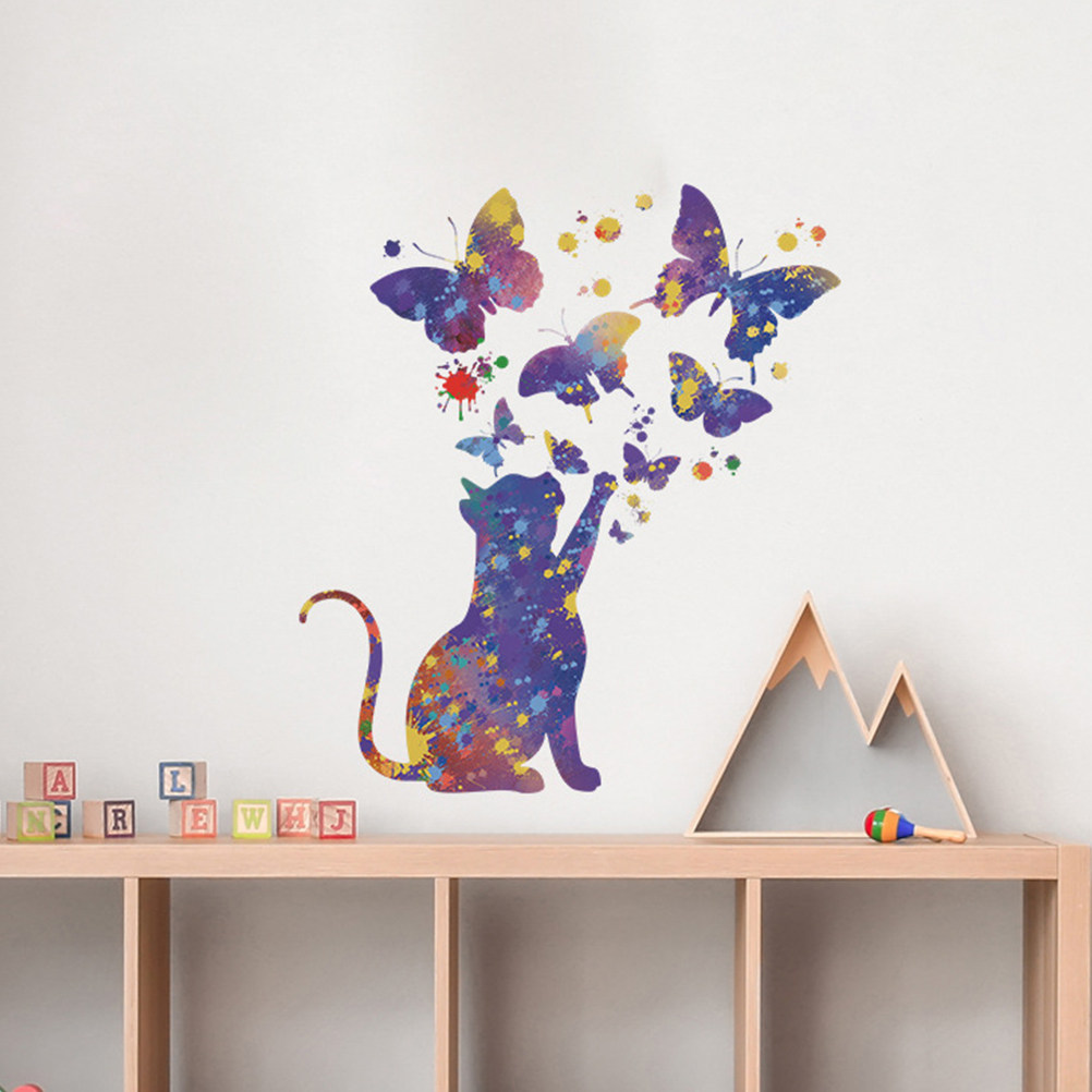 2 Blatt Katzen-Aufkleber für d – Wall Decal Nursery Bewertung und Preis