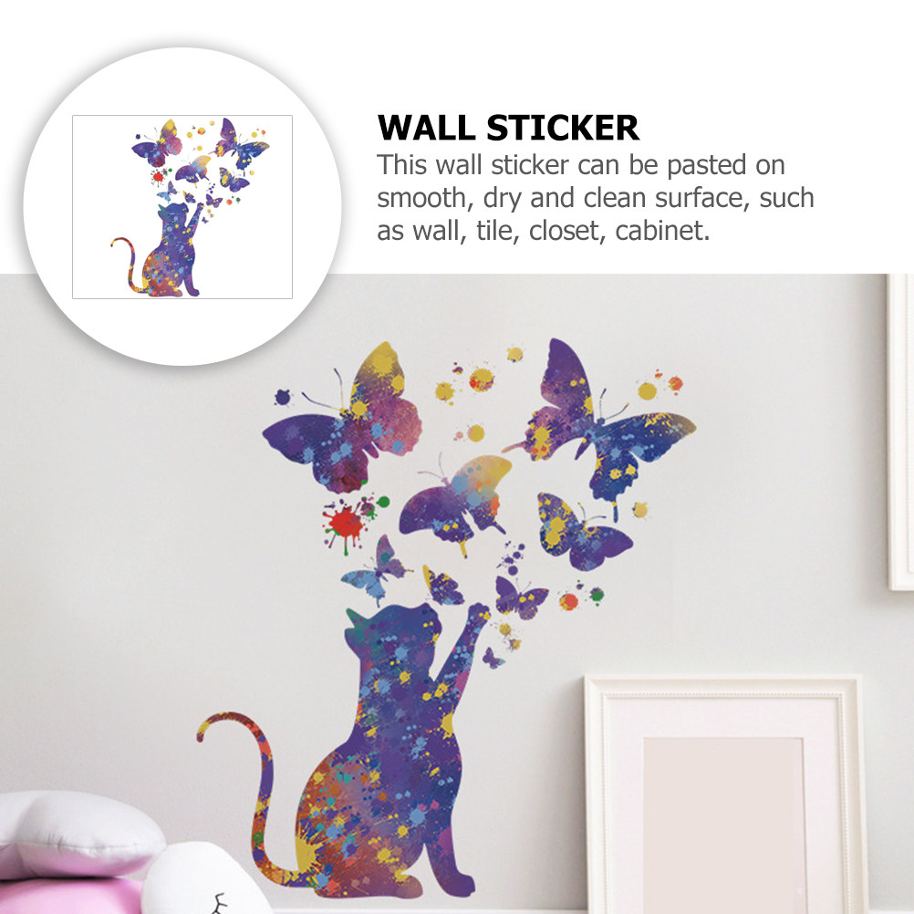2 Blatt Katzen-Aufkleber für d – Wall Decal Nursery Bewertung und Preis