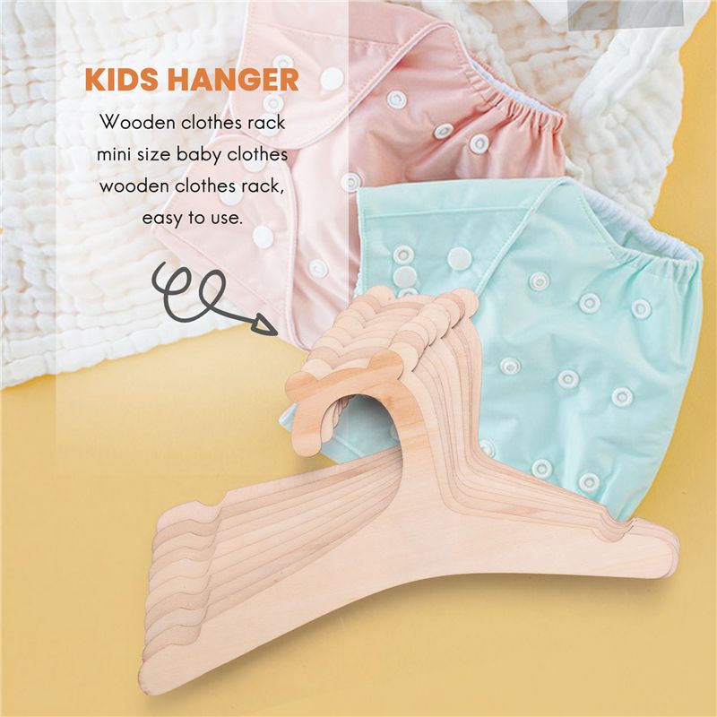A04G-10 Stück Holzkleiderbügel – Baby Nursery Hangers Bewertung und Preis