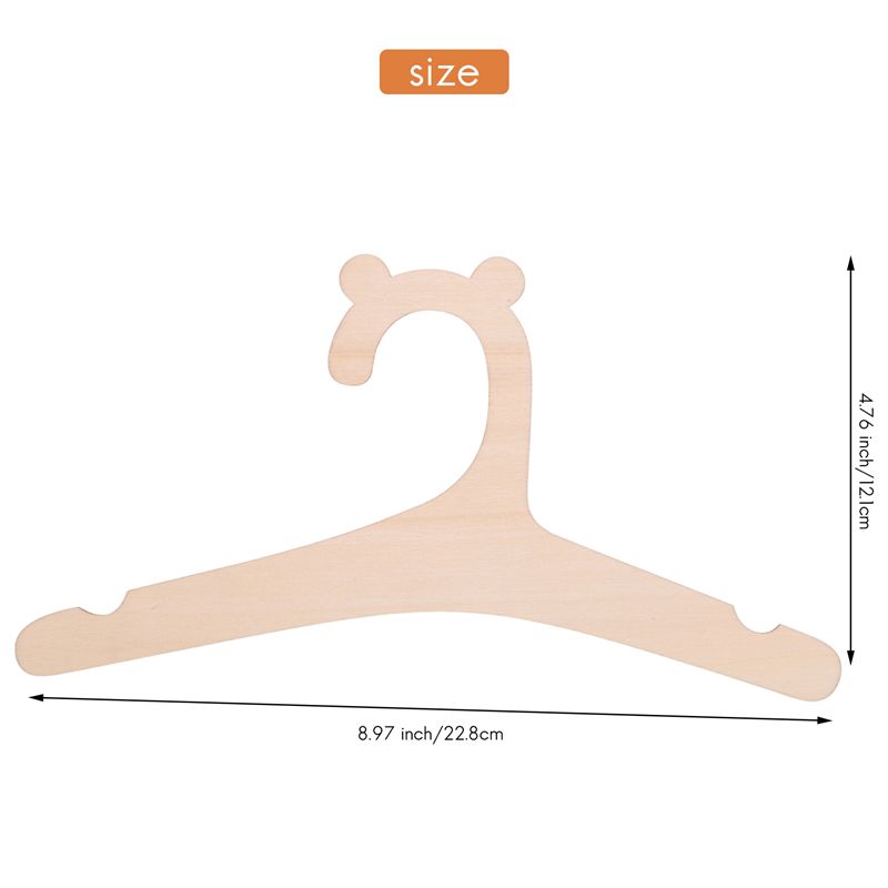 A04G-10 Stück Holzkleiderbügel – Baby Nursery Hangers Bewertung und Preis