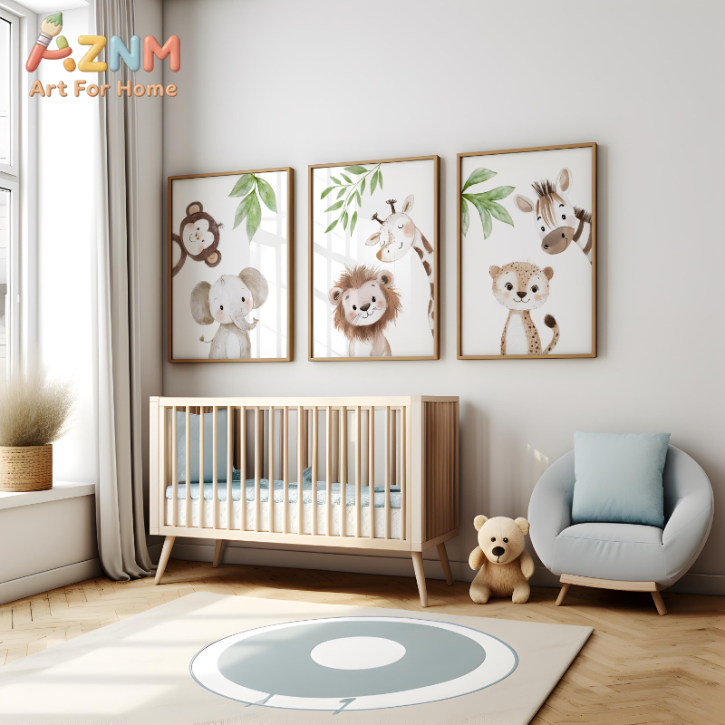 1 Stück/3 Stück Safari-Tier-Ki – Baby Nursery Jungle Theme Bewertung und Preis