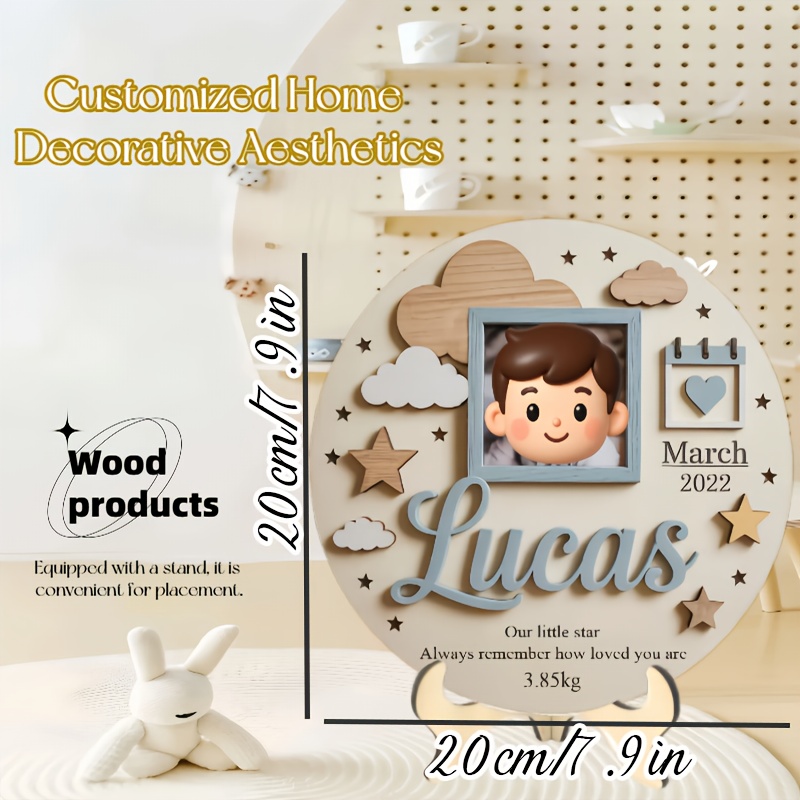 Personalisierter Baby-Fotorahm – Baby Nursery Usa Bewertung und Preis