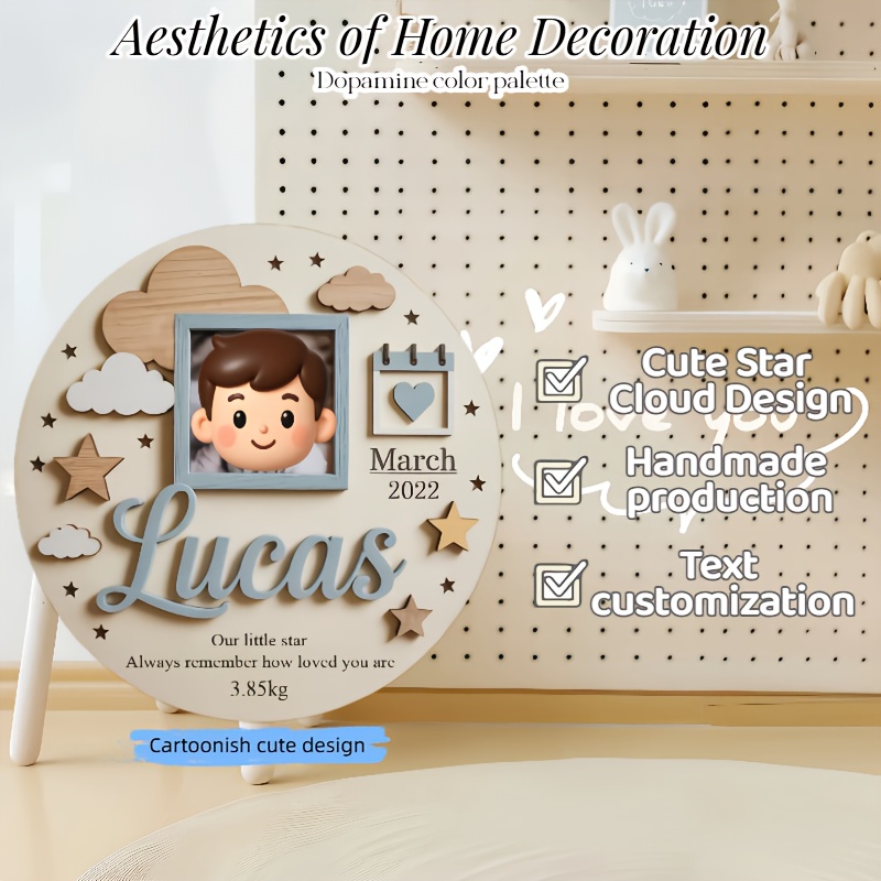 Personalisierter Baby-Fotorahm – Baby Nursery Usa Bewertung und Preis