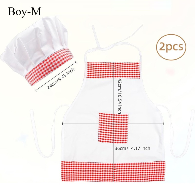 Rote Gingham-Baby-Kochkostüme  – Baby Nursery Set Bewertung und Preis