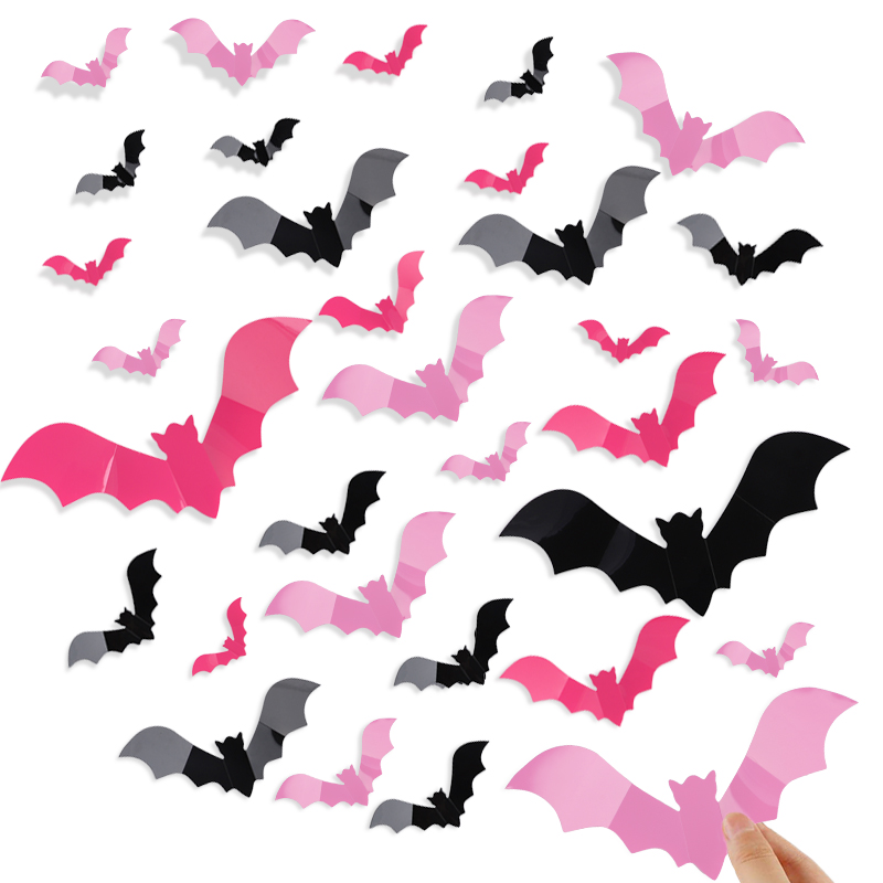 24/48 Stück Halloween Rosa Fle – Wall Decal Nursery Bewertung und Preis
