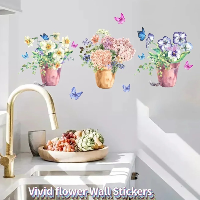 Pastellfarbene Hortensien- und – Wall Decal Nursery Bewertung und Preis