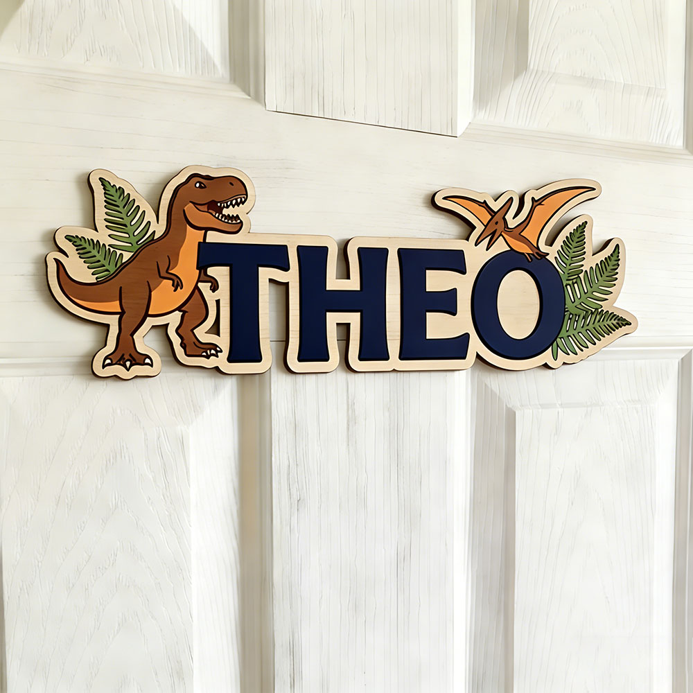 Personalisiertes Dinosaurier-N – Baby Nursery Usa Bewertung und Preis