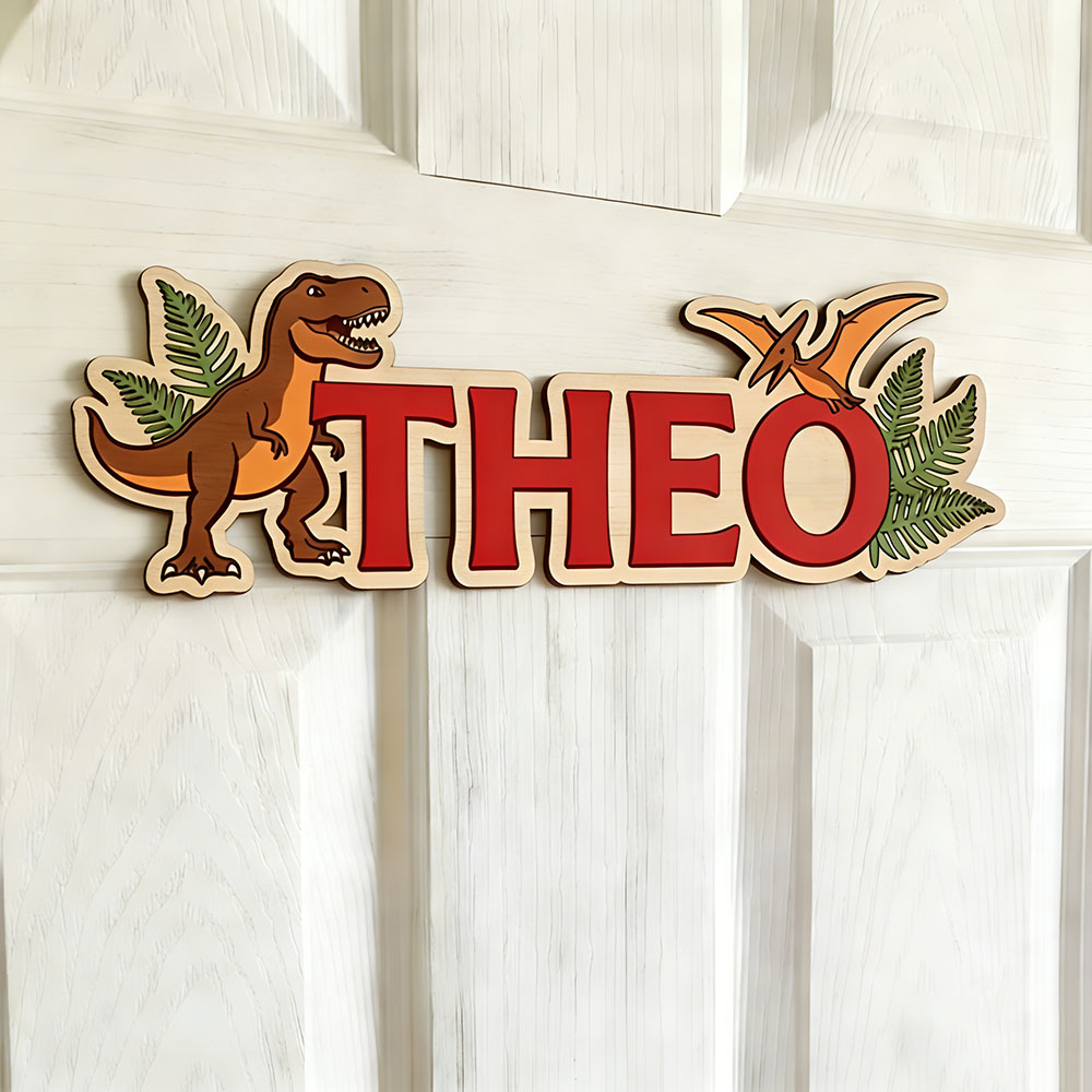 Personalisiertes Dinosaurier-N – Baby Nursery Usa Bewertung und Preis