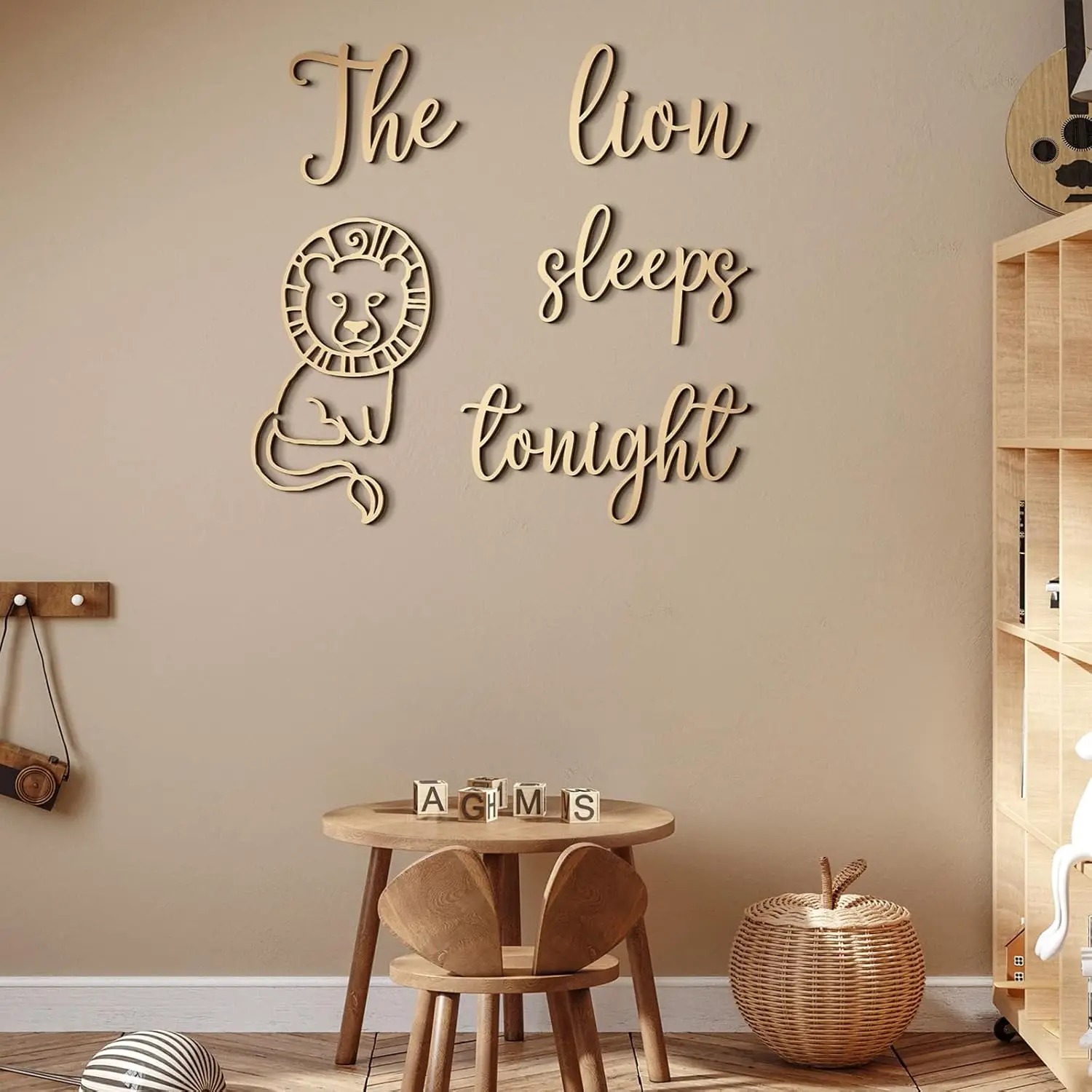Der Löwe schläft heute Nacht,  – Baby Nursery Jungle Theme Bewertung und Preis