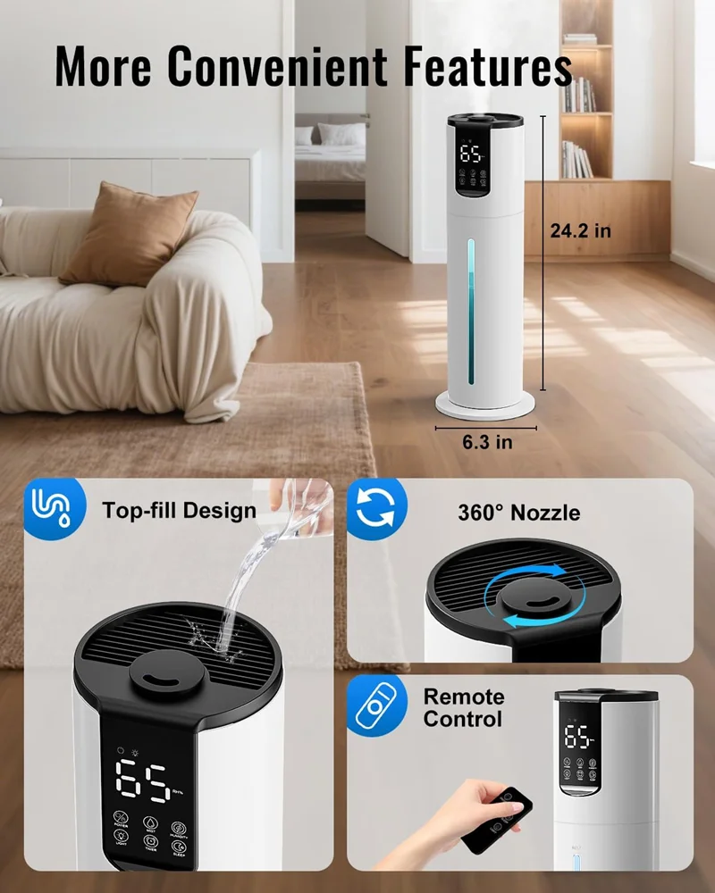 Ultra-leiser Boden-Ultraschall – Humidifier Nursery Quiet Bewertung und Preis