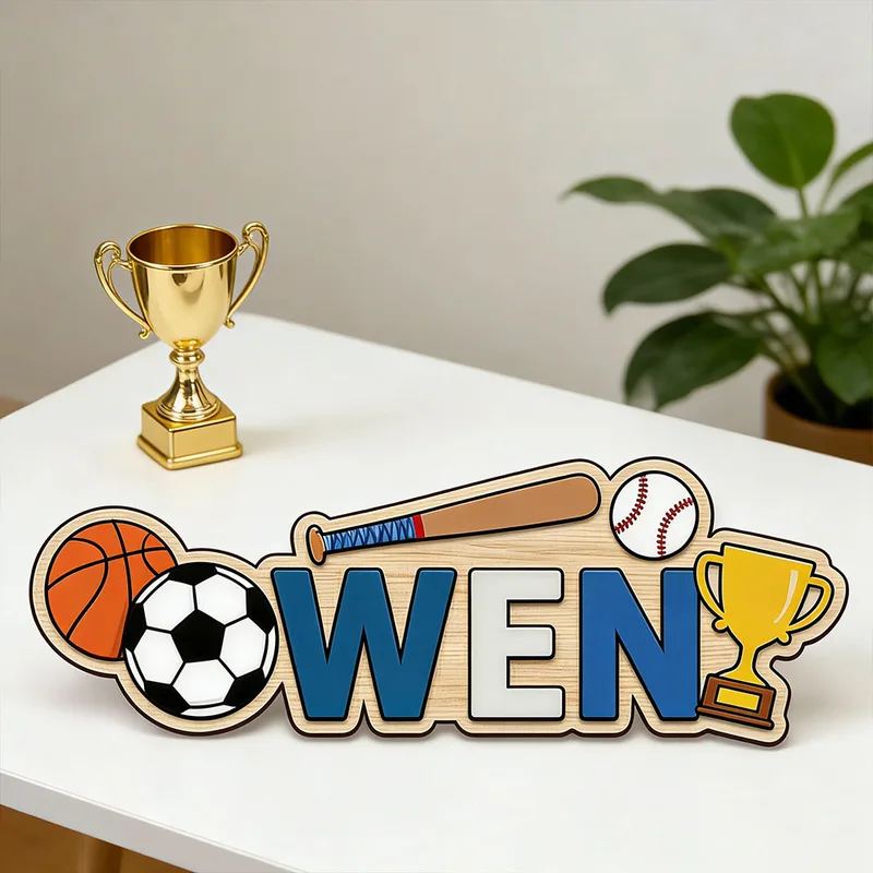 Sportball-Trophäe mit Individu – Baby Nursery Themes Boy Bewertung und Preis