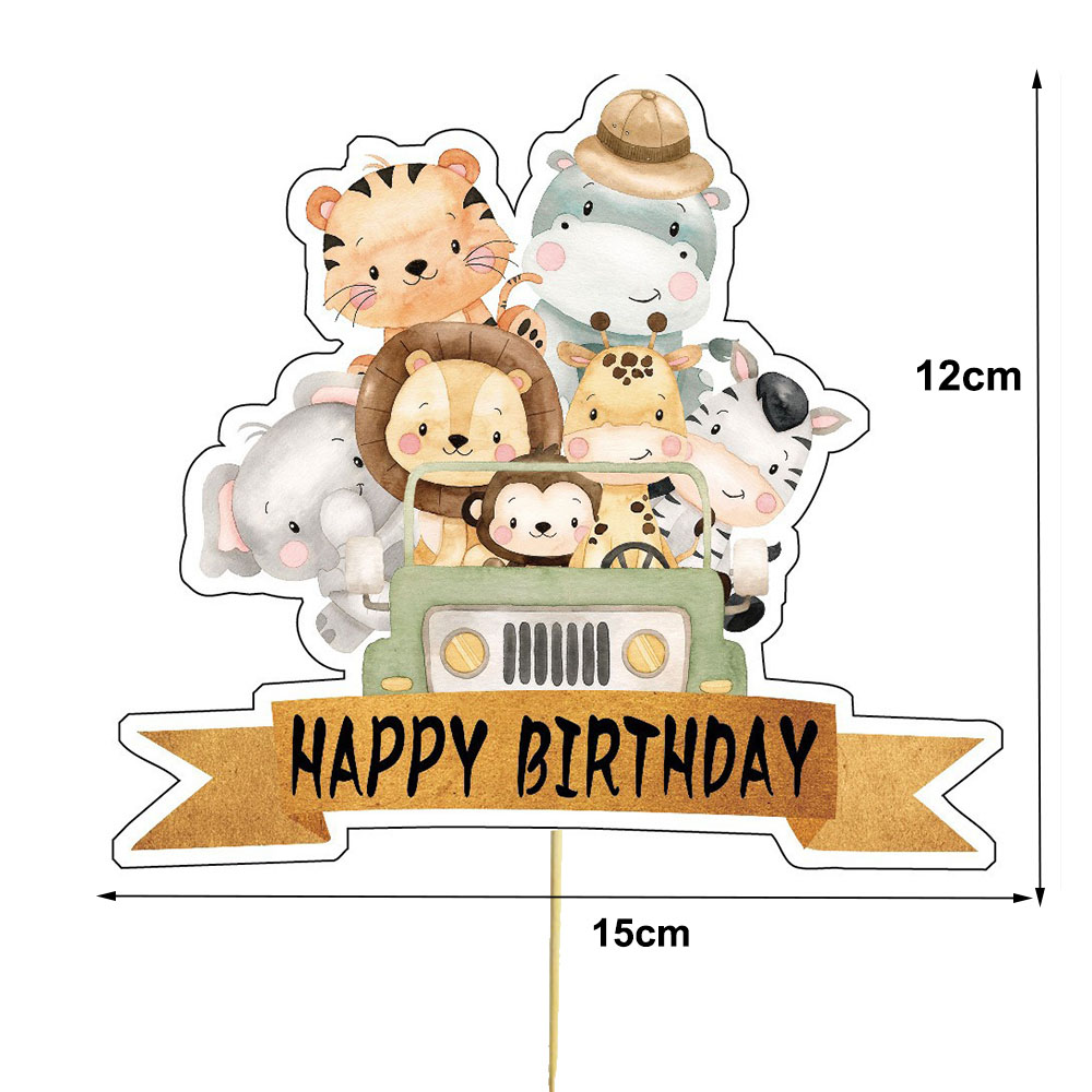 Cupcake-Topper für die Safari- – Baby Nursery Jungle Theme Bewertung und Preis