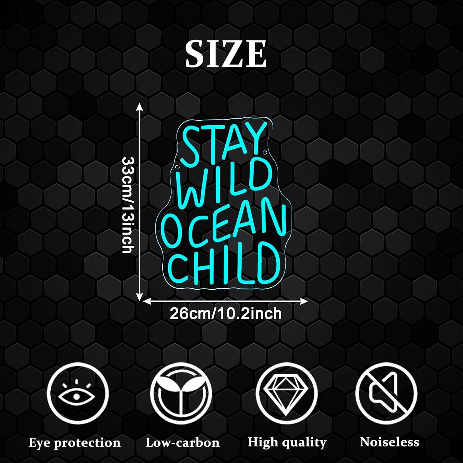 Stay Wild Ocean Child Neon-Sch – Baby Nursery Usa Bewertung und Preis
