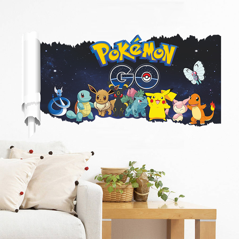 Cartoon Pokémon Pikachu Wanda  – Wall Decal Nursery Bewertung und Preis