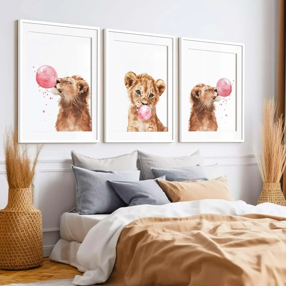 Löwenbaby Kinderzimmer Wandkun – Baby Nursery Jungle Theme Bewertung und Preis