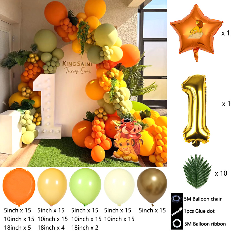 König der Löwen Themen-Ballon- – Baby Nursery Jungle Theme Bewertung und Preis