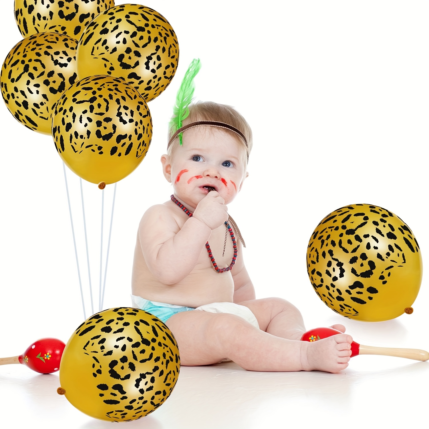 Leoparden-Ballons Geparden-Tie – Baby Nursery Jungle Theme Bewertung und Preis