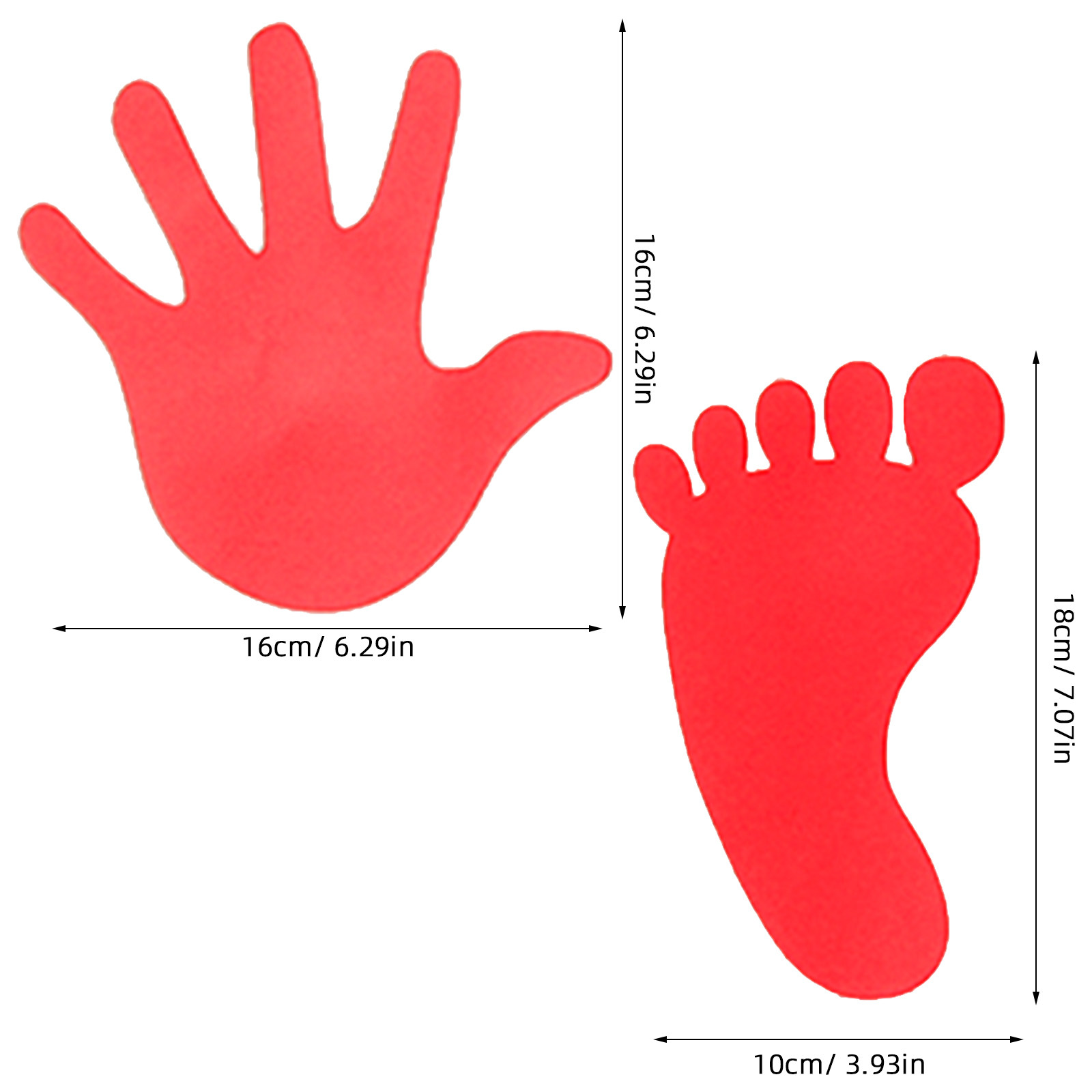 20 Paar Hand- und Fußabdruck-A – Wall Decal Nursery Bewertung und Preis
