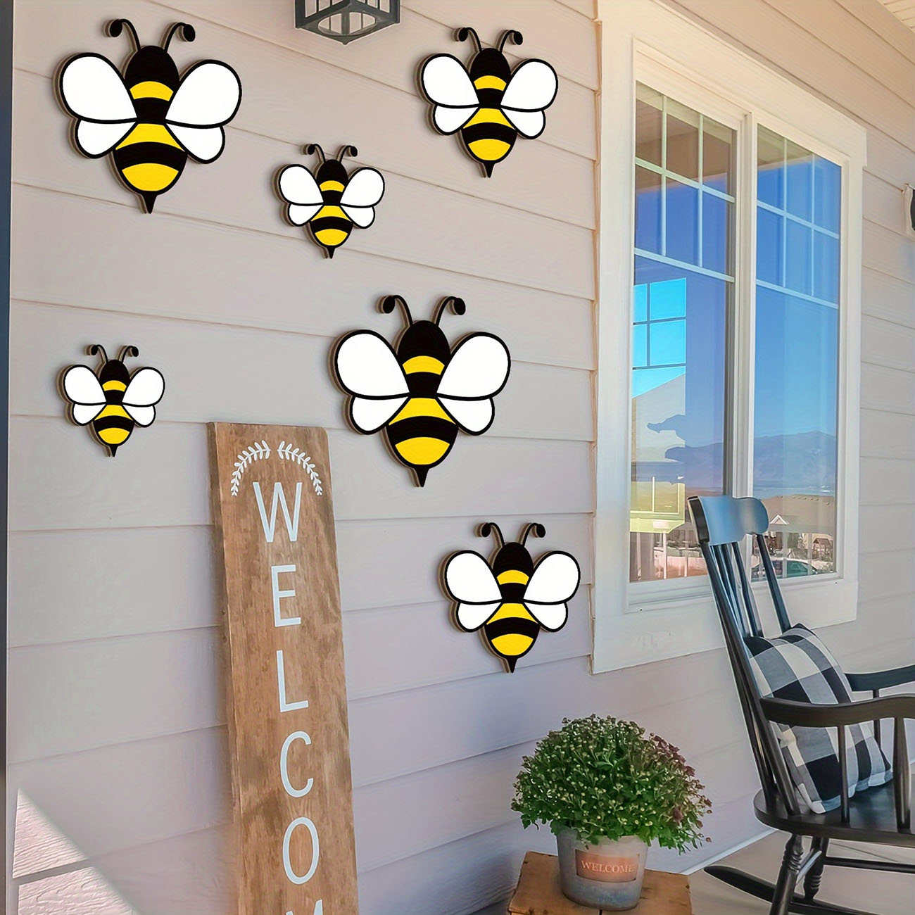 6 Stück niedliche Bienen-Wanda – Wall Decal Nursery Bewertung und Preis