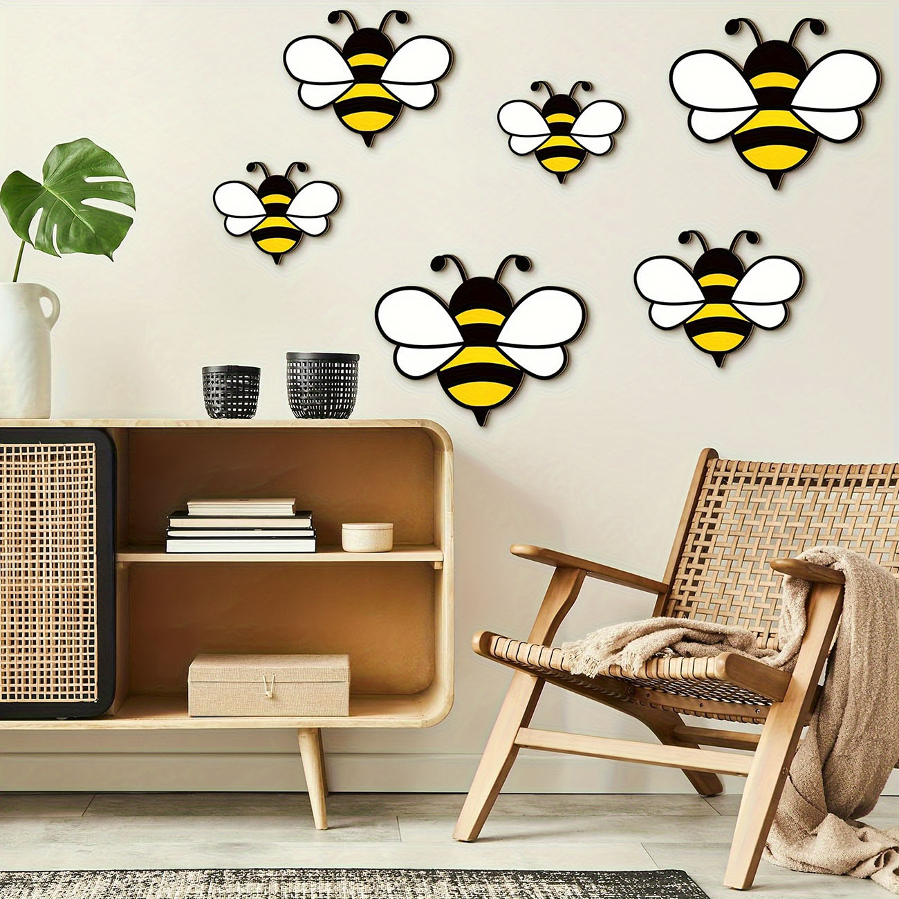 6 Stück niedliche Bienen-Wanda – Wall Decal Nursery Bewertung und Preis