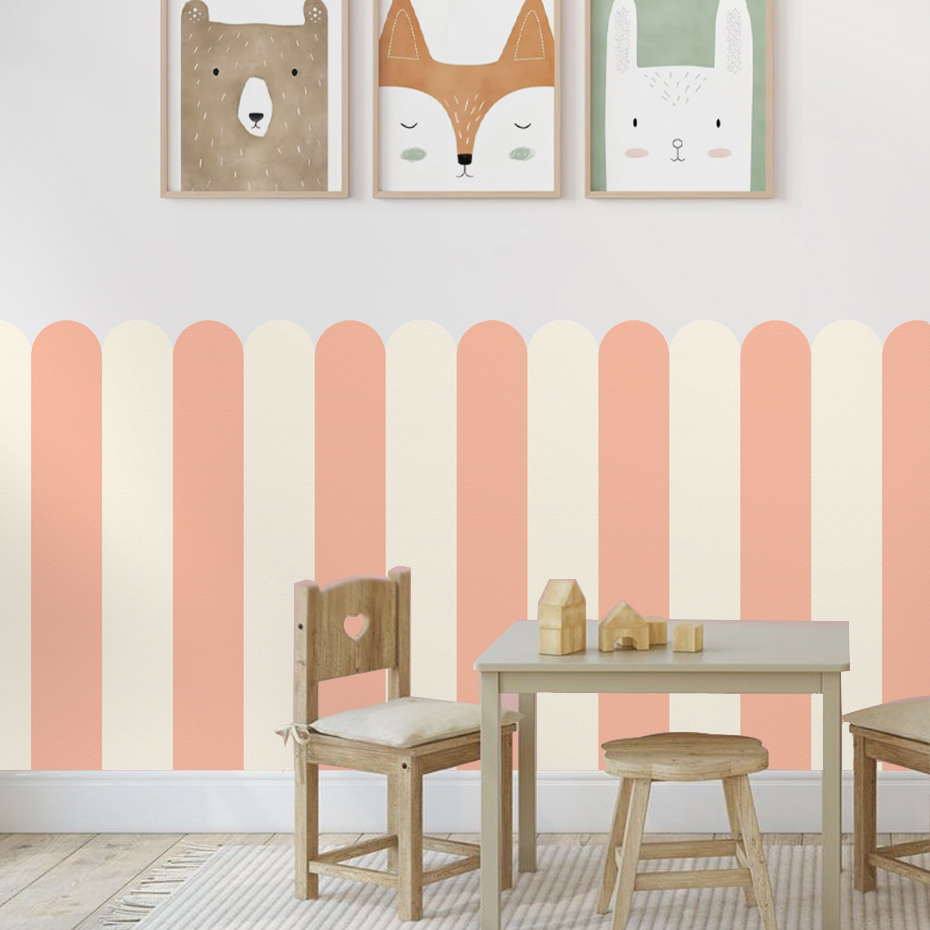 Mehrfarbige vertikal gestreift – Wall Decal Nursery Bewertung und Preis