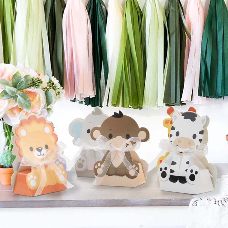 12 Stück Safari Tier Gunst Box – Baby Nursery Jungle Theme Bewertung und Preis